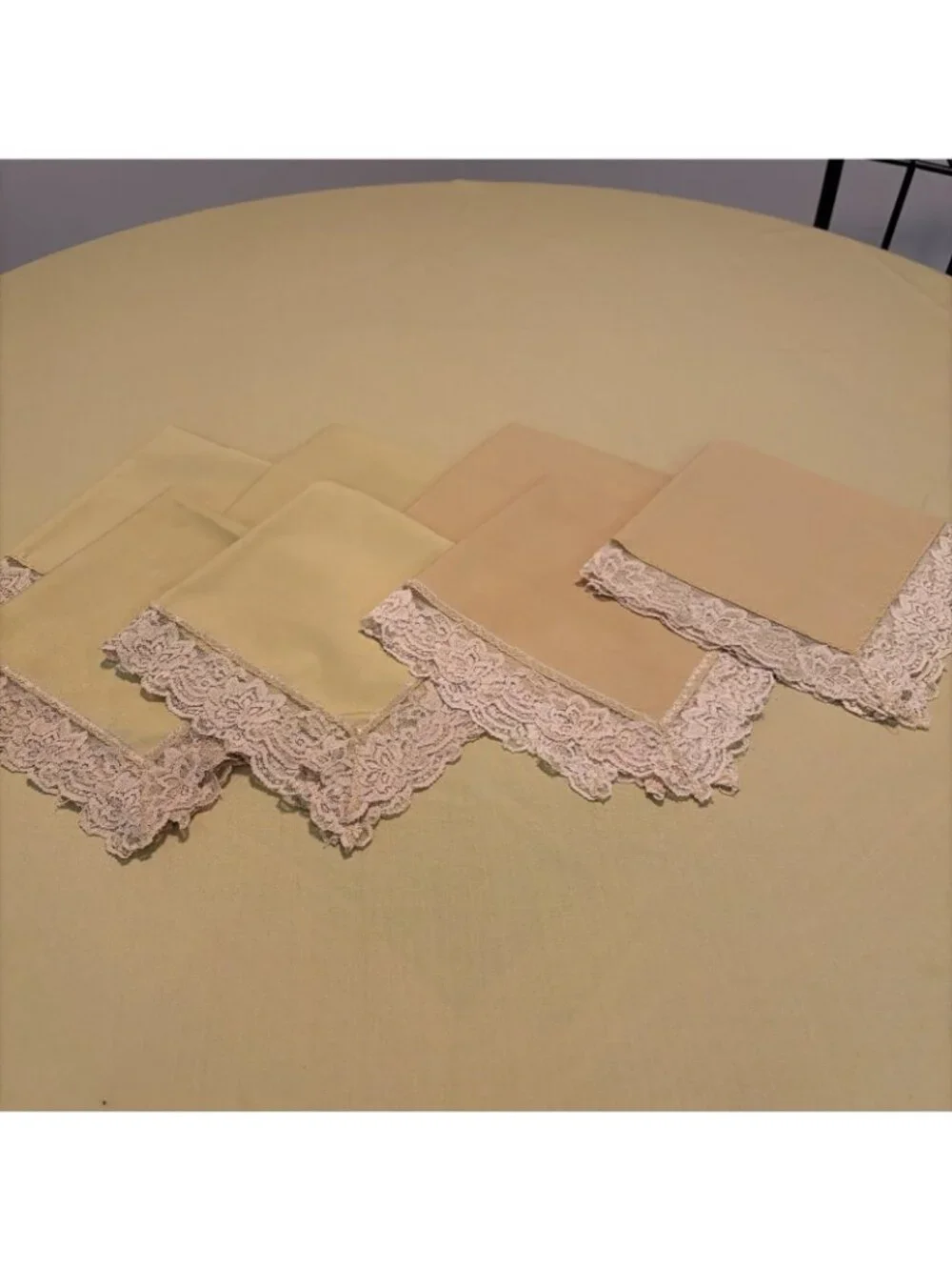 Vintage Harvest Gold Tablecloth Oval 66x110
